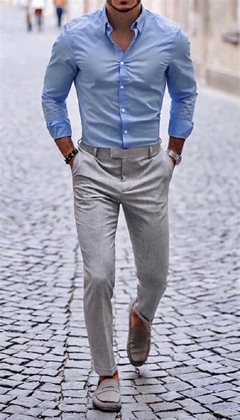 light blue color combination outfit.